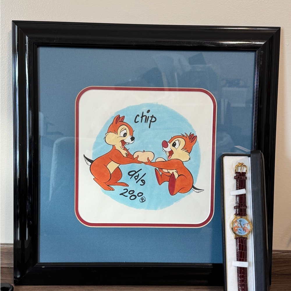 Chip And. Dale Picture And Watch Set - Custom Designed